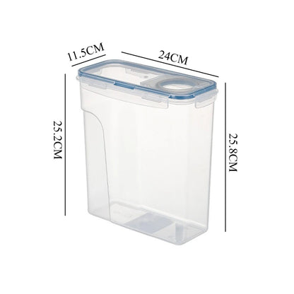 Premium Airtight Pet Food Storage Container with Measuring Cup