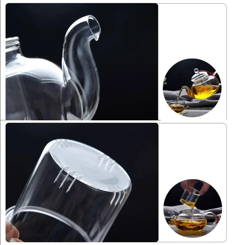Glass Teapot with Tea Strainer