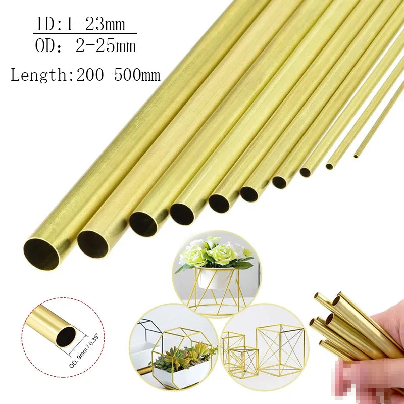 Brass Round Tube – 2mm to 20mm Diameter