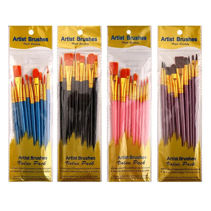 Multi-Purpose Artist Paint Brush Set