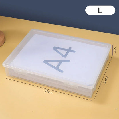 Transparent Document Organizer Storage Box