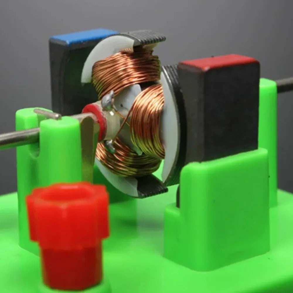 Educational DC Motor Model for STEM Science Learning
