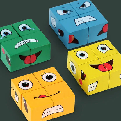 Emotion Expression Block Puzzle Game