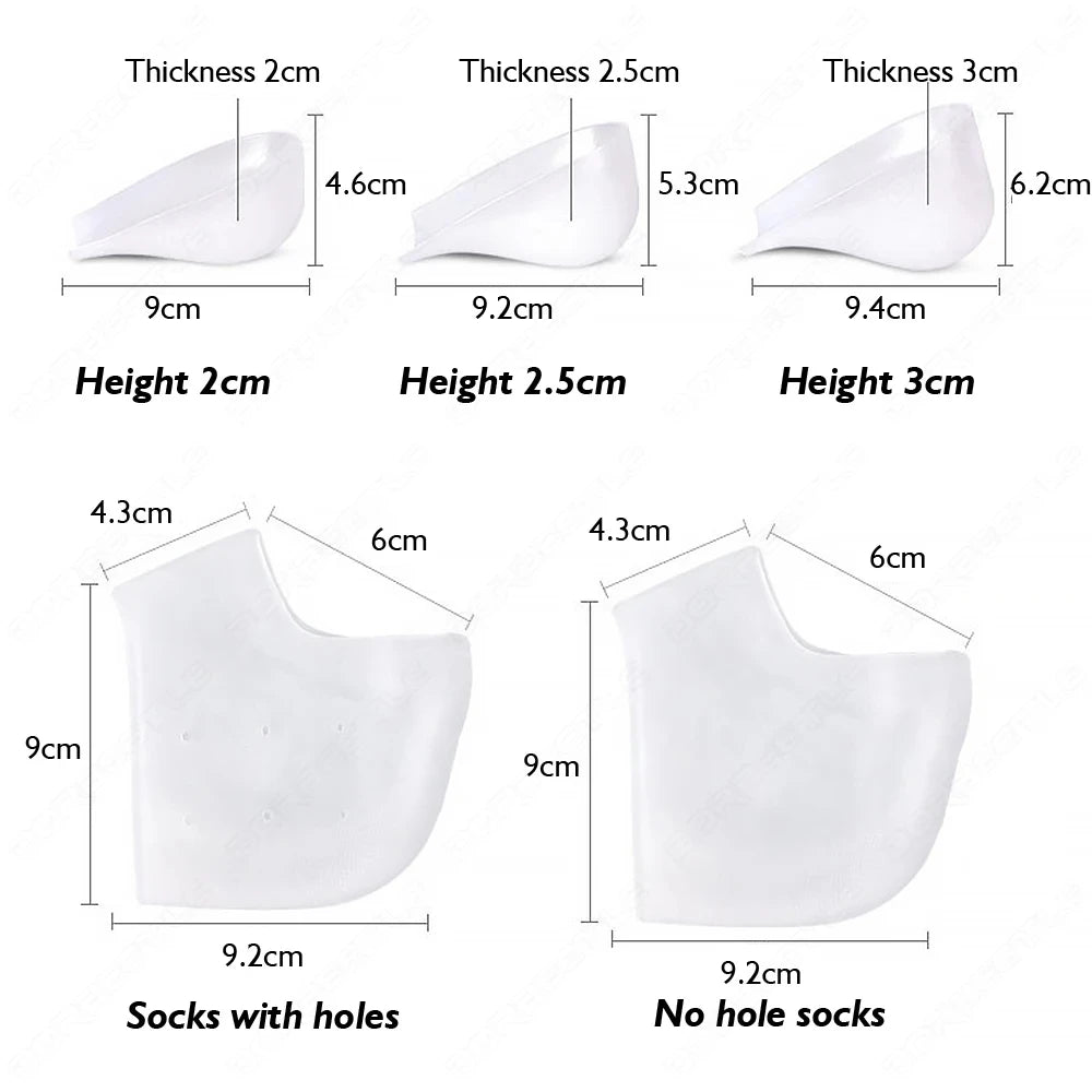 Silicone Height Increase Insoles