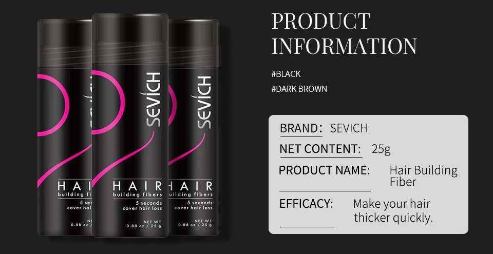 SEVICH Hair Building Fibers Set