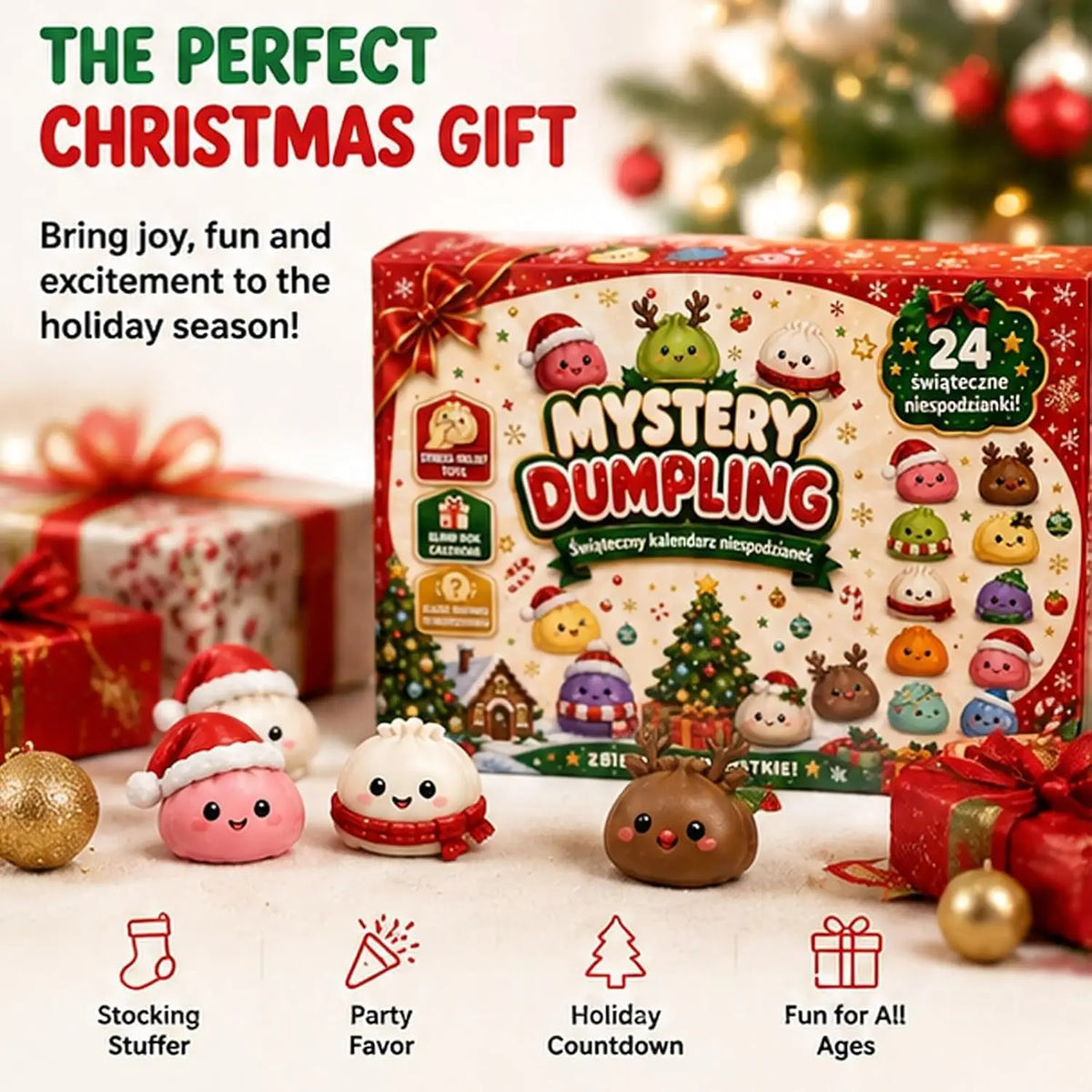 24-Day Christmas Squishy Advent Calendar