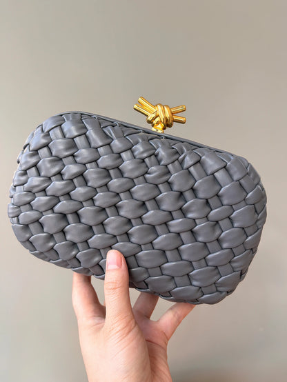 Woven Evening Clutch Shoulder Bag