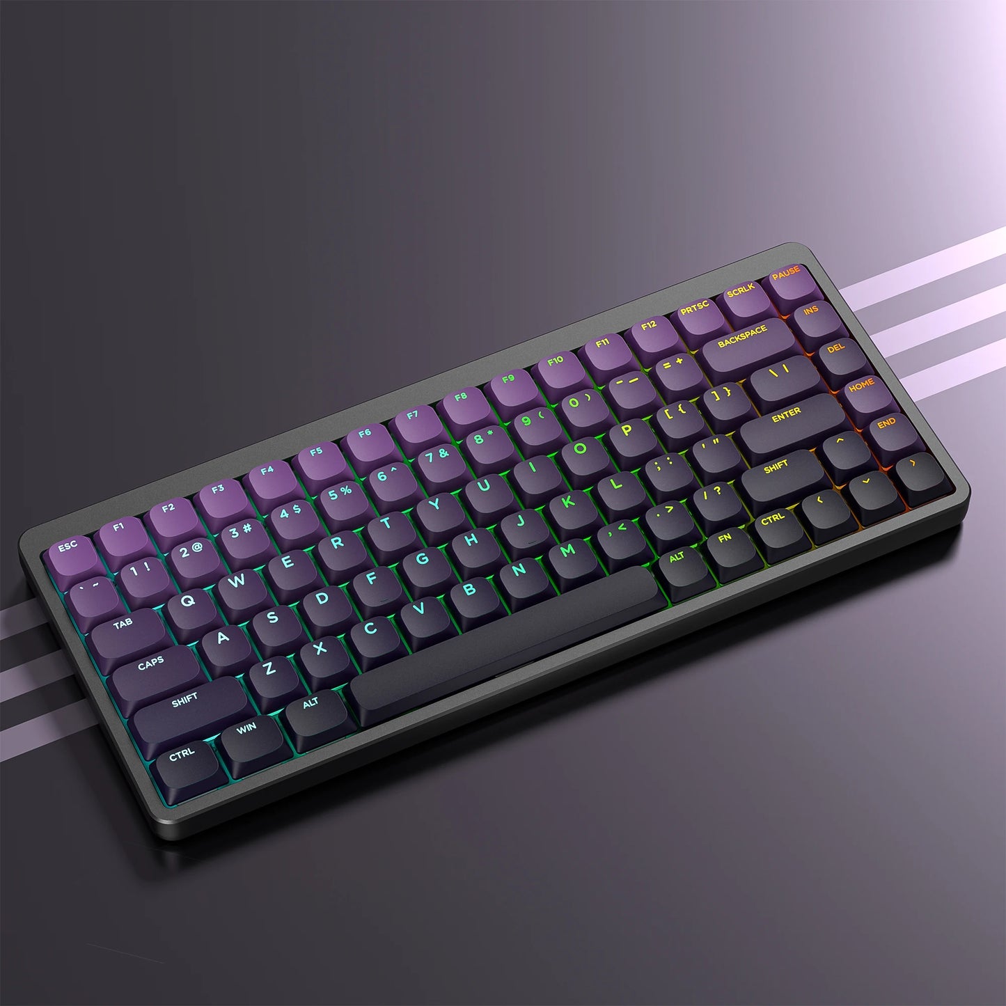 Gradient Purple Low Profile Keycaps