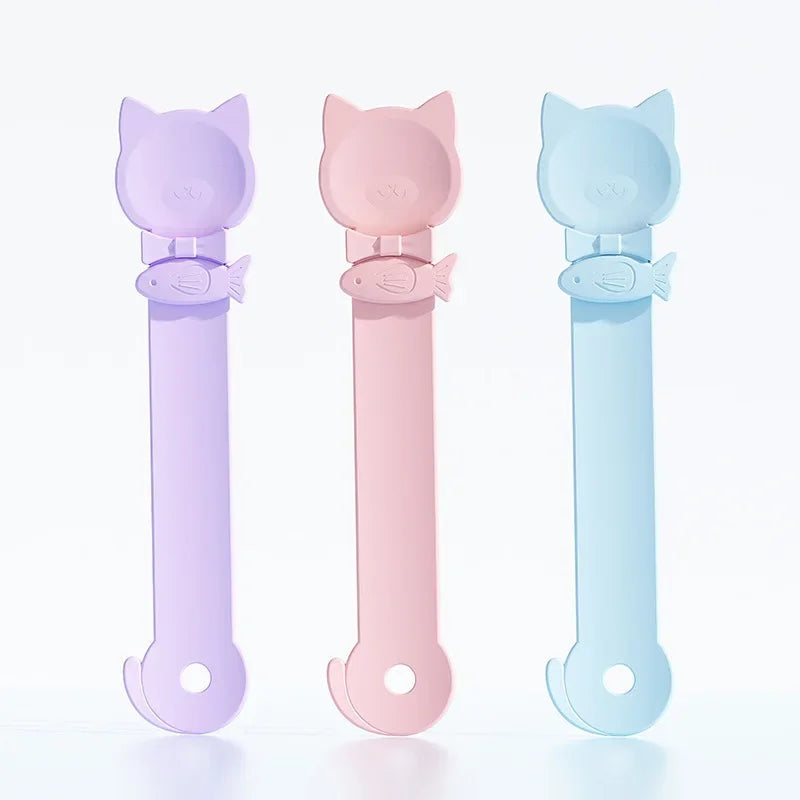 Long Handle Cat Wet Food Squeeze Spoon