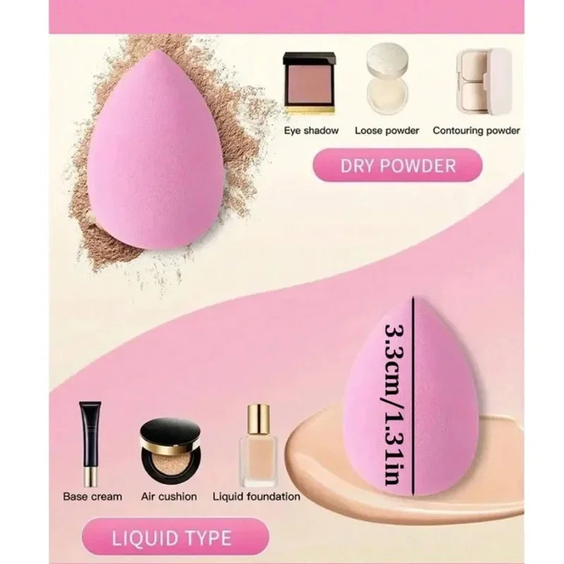 Mini Finger Makeup Puff Sponge Set