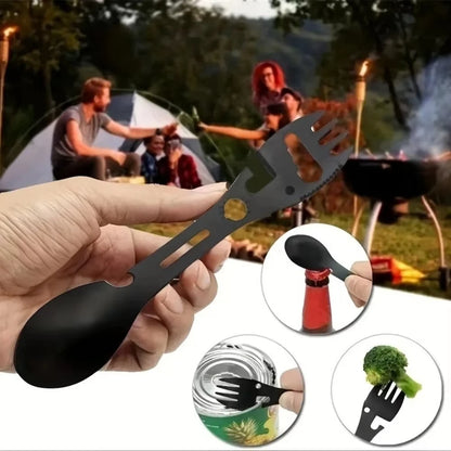 Stainless Steel Camping Spork Multi-Tool