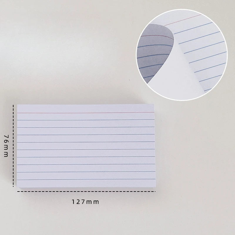 Colorful Index Flash Cards for Studying & Memorization