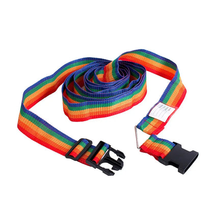 Adjustable Rainbow Luggage Strap