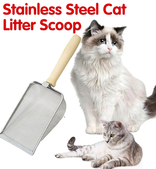Stainless Steel Cat Litter Shovel