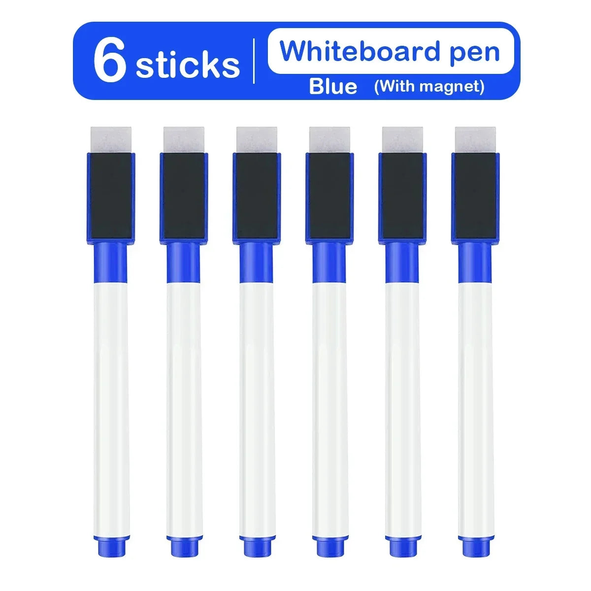 Magnetic Erasable Whiteboard Marker Set