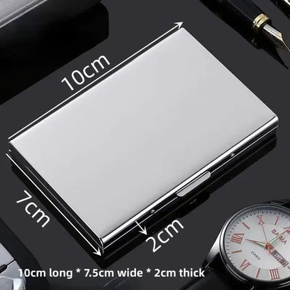 Stainless Steel RFID Blocking Credit Card Holder