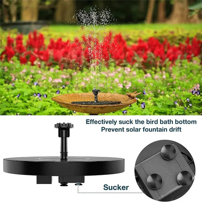 Solar Powered Floating Fountain Pump
