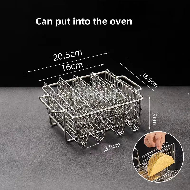 Stainless Steel Taco & Food Serving Rack
