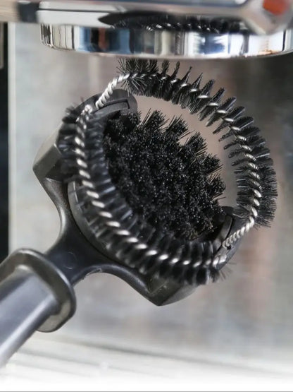 Espresso Machine Group Head Cleaning Brush with Removable Cleaning Head