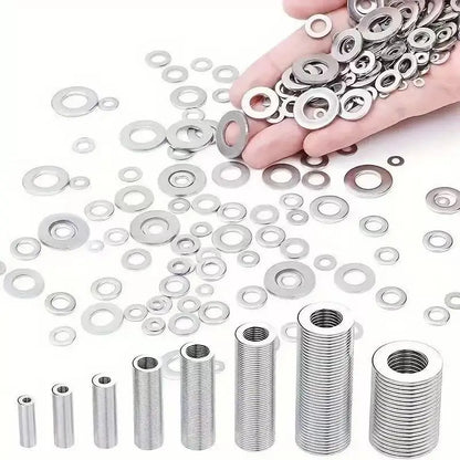 304 Stainless Steel Flat Washer Assortment Kit