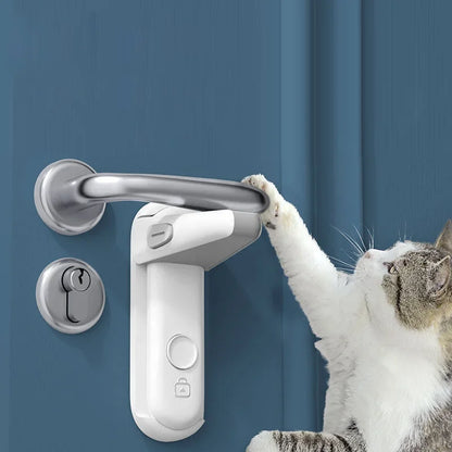 Pet Door Safety Lock Handle Protector