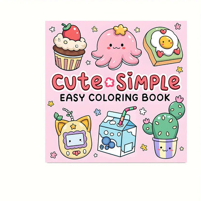Cozy Friends Adult Coloring Book