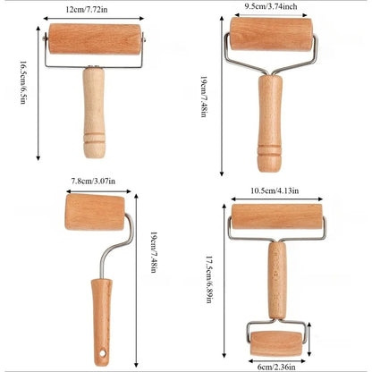 Wooden Handheld Rolling Pin