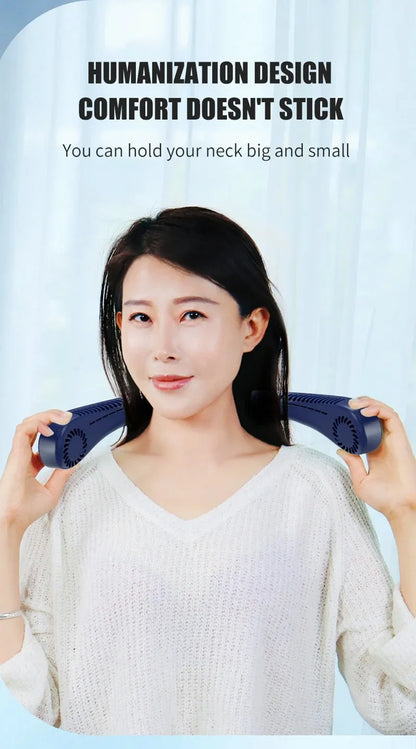 Mini Bladeless Rechargeable Neck Fan