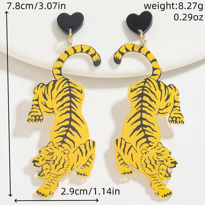 Creative Acrylic Fish Octopus Earrings