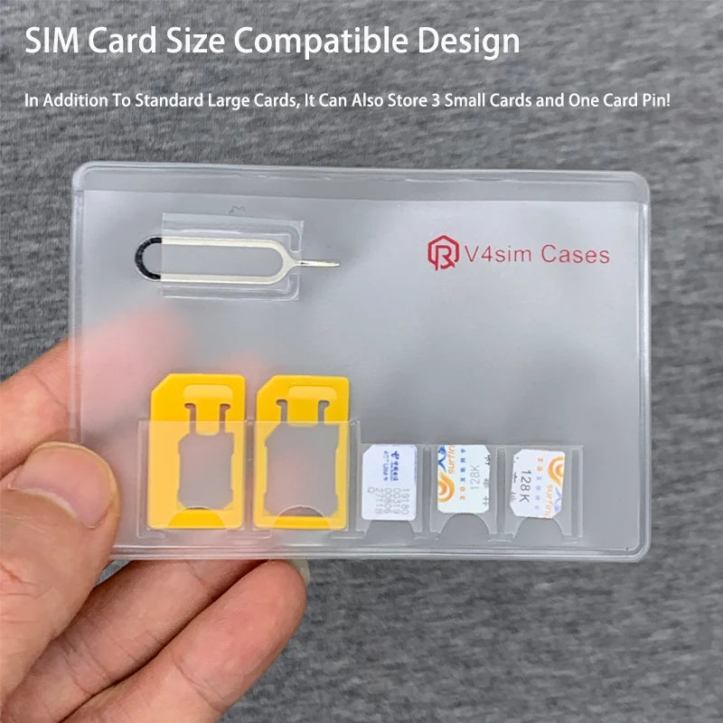 Portable SIM & Memory Card Storage Case