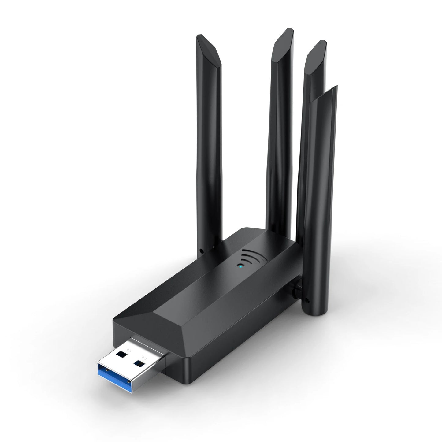1200M USB 3.0 Dual-Band WiFi Adapter 2.4GHz/5GHz with 4 External Antennas