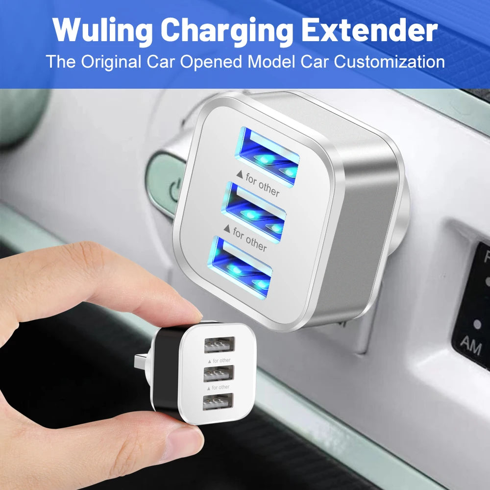 3-Port USB Charging Hub