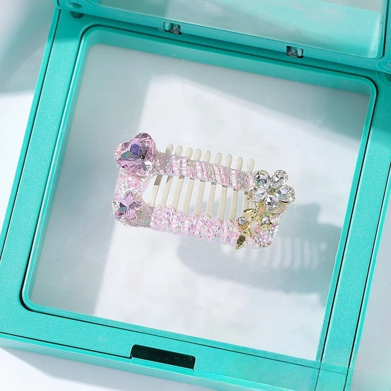Pink Satin Pet Hairpin