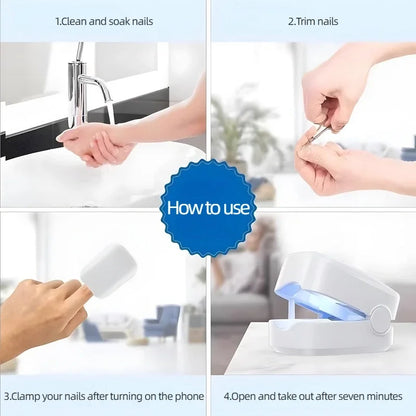 Blue Light UV Nail Care Device