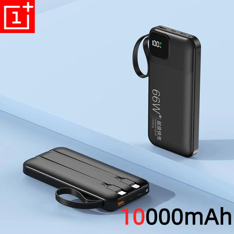 Portable High-Capacity Power Bank with Digital Display