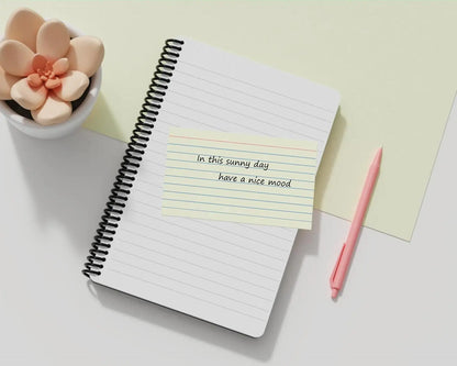 Colorful Index Flash Cards for Studying & Memorization