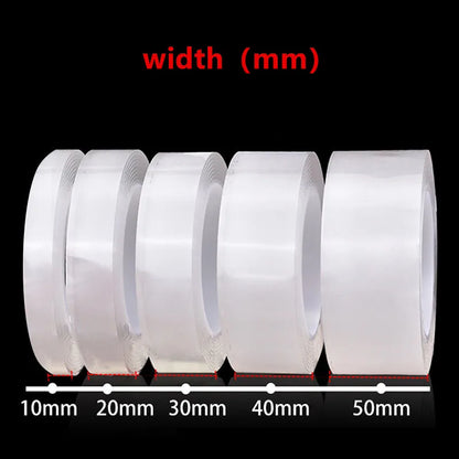 Reusable Double-Sided Nano Adhesive Tape