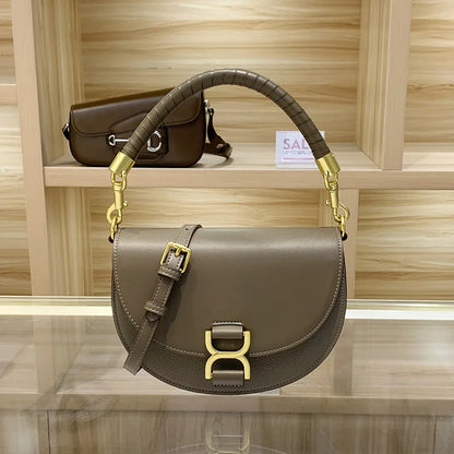 Vintage Leather Diaper Bag