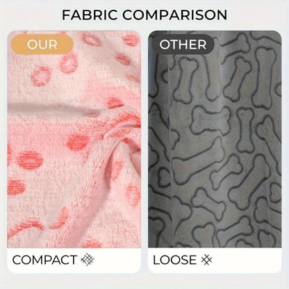 Soft Flannel Fleece Pet Blanket Mat