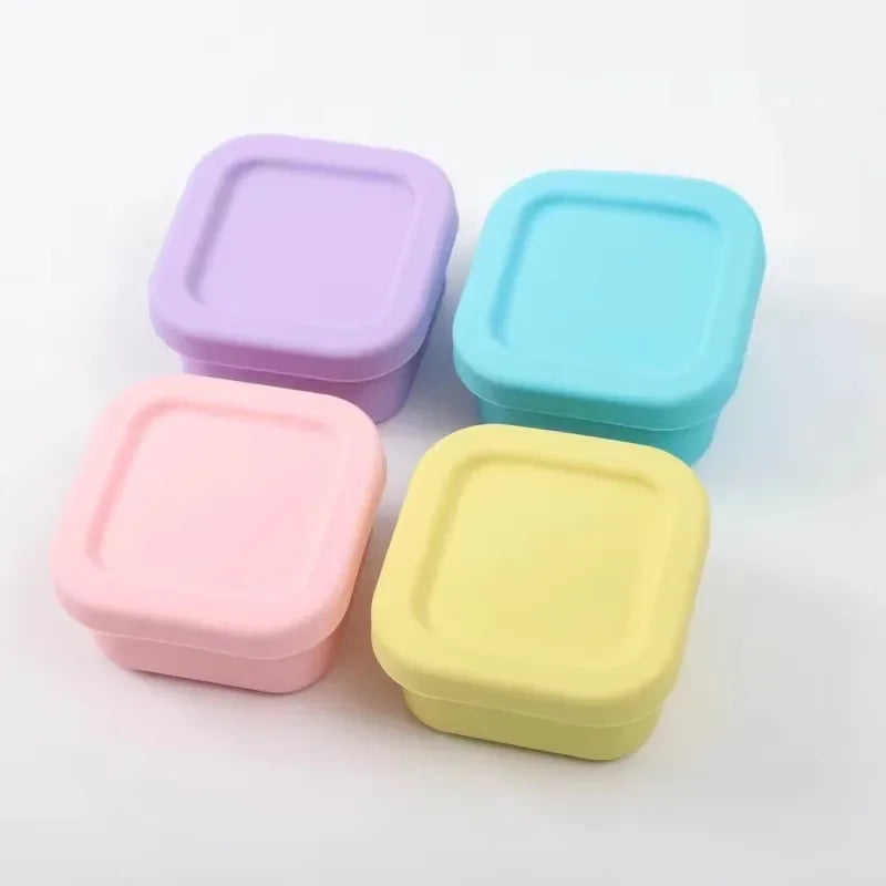 Silicone Baby Food Storage Container with Lid