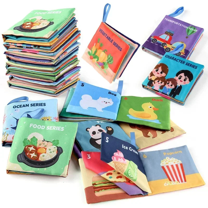 Soft Cloth English Baby Book
