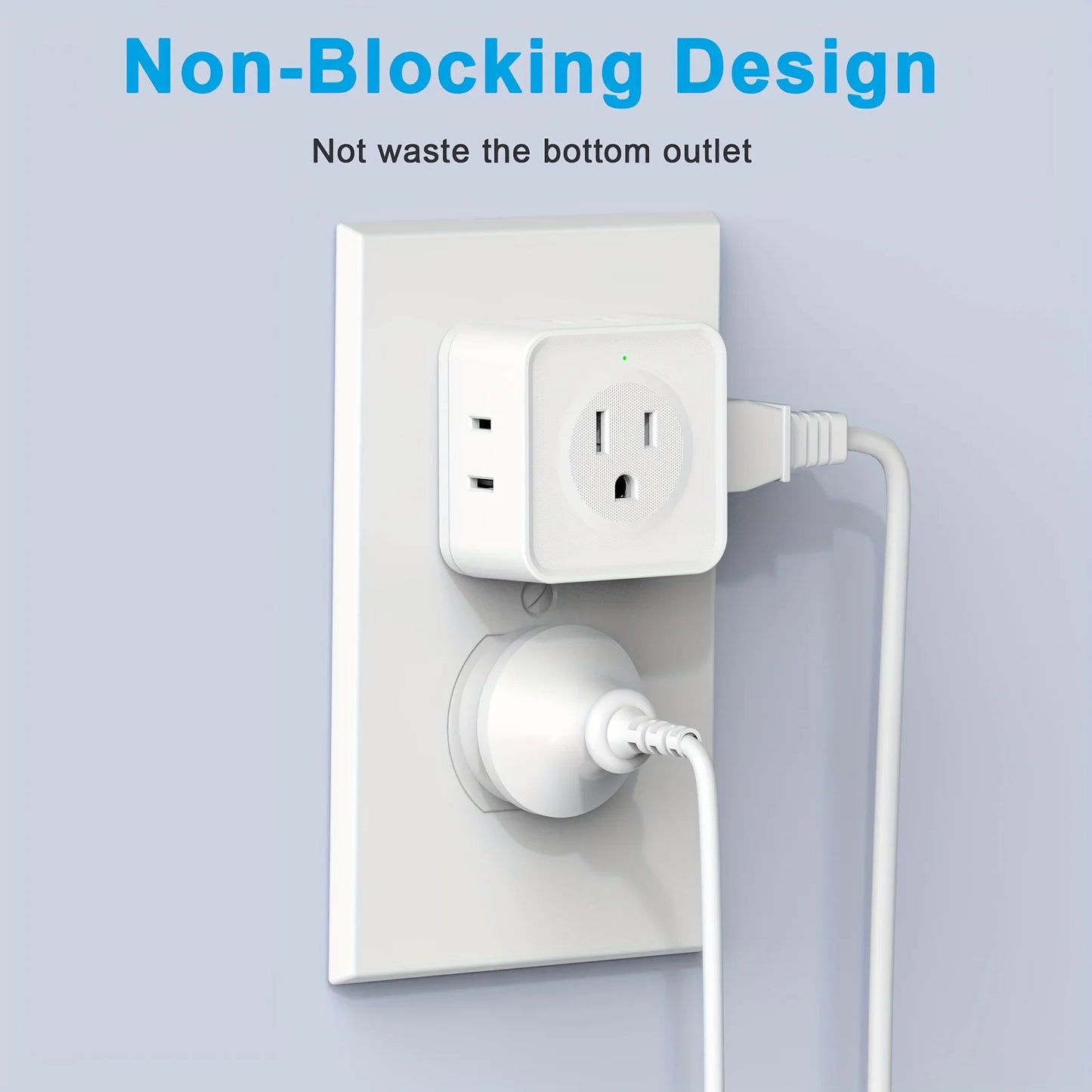 5-Way Wall Outlet Extender