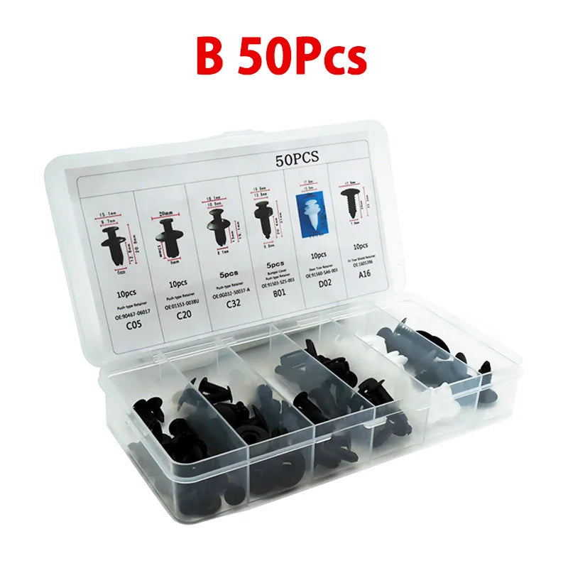 Universal Car Trim Clip Fastener Kit