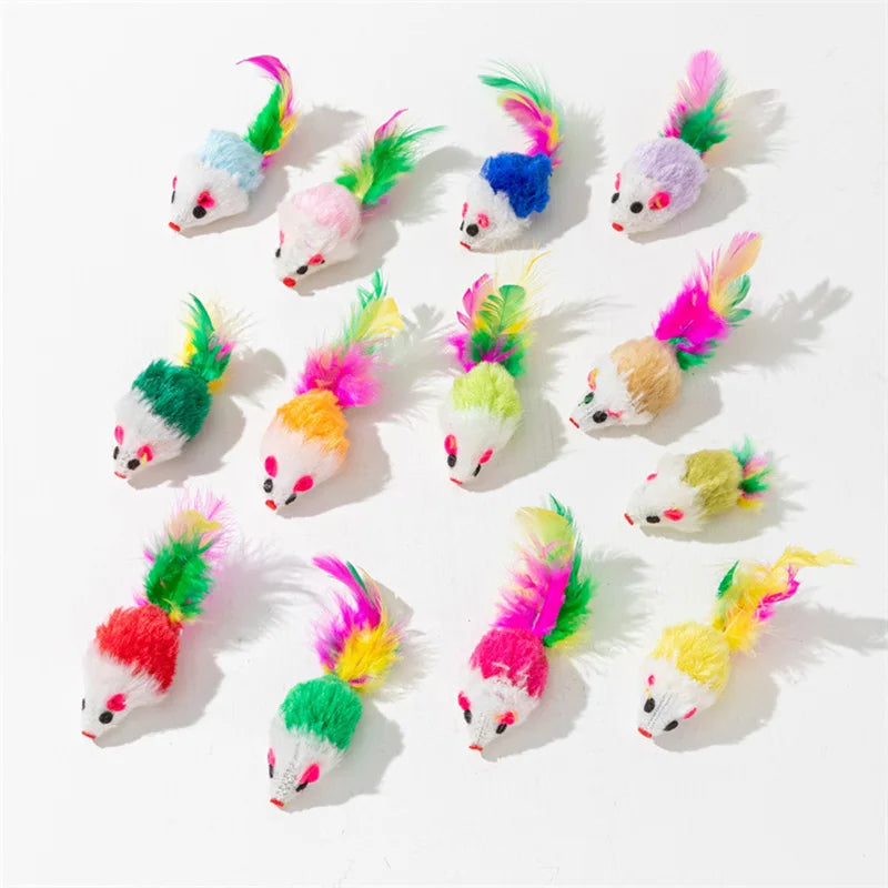 Pet Cat Rabbit Fur Mouse Toy