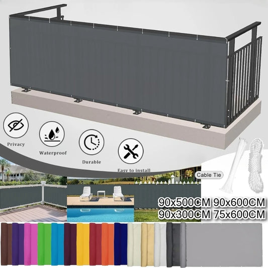 Waterproof Balcony Privacy Screen Cover