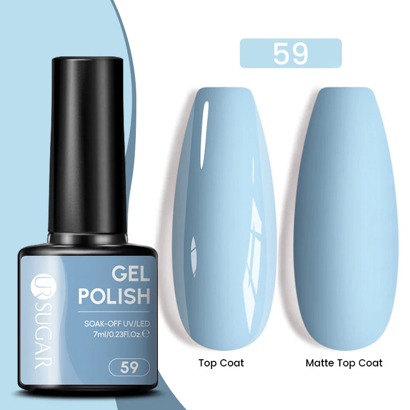 UR SUGAR 7.5ml Glitter Nude Gel Nail Polish