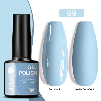 UR SUGAR 7.5ml Glitter Nude Gel Nail Polish