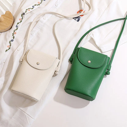 PU Leather Flap Crossbody Phone Bag