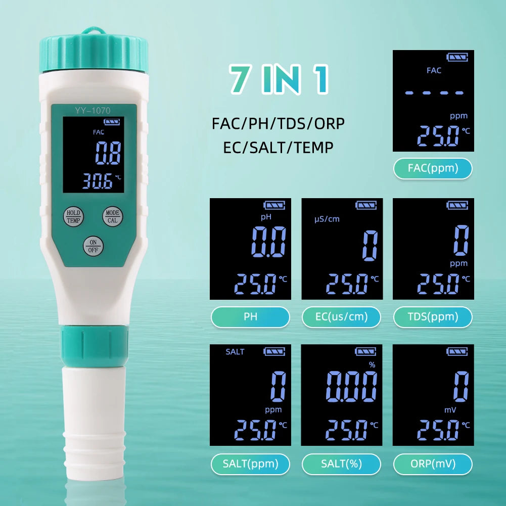 Digital Chlorine Meter PH Tester