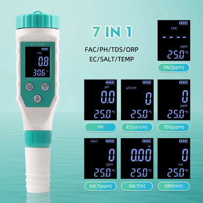 Digital Chlorine Meter PH Tester